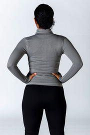 1Enemy's black workout leggings are made of a squat proof material that is soft and seamless.  t#color_black