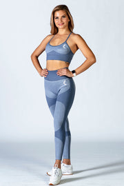 1Enemy's contour gym leggings come in a variety of colors and provide optimal comfort and support for any workout.   #color_denim-blue