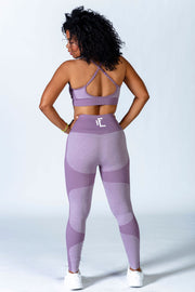 1Enemy's high waisted gym leggings are made of a soft, yet durable material that can endure even the toughest of workouts.  #color_lavender