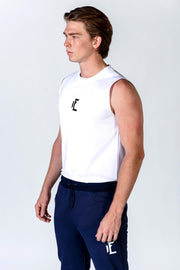 1Enemy's workout tanks for men are the perfect gym tank or casual wear. These tank tops for men are meant for any occasion, from gym to the couch. #color_white