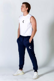 These joggers from 1Enemy are some of the best joggers for men because of their maximum comfort and support throughout your day.#color_navy-blue