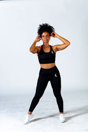 1Enemy's high waisted cargo gym leggings with pockets come in black, green, charcoal and more to allow your style to shine!  #color_black