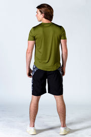 Our men's black and camo athletic shorts come with zippered pockets to carry all your essentials. With a drawstring closure and tapered fit, these athletic shorts are built to last. #color_black-camo