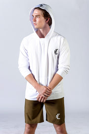 1Enemy's pullover hoodie comes in a variety of colors to match your style. With a cool textured back and a kangaroo pocket to hold all your essentials, you'll be ready to take on your day!  #color_white