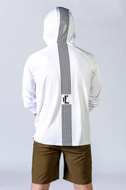 1Enemy's workout hoodie with a cool textured detailing on the back is the perfect addition to any wardrobe. #color_white