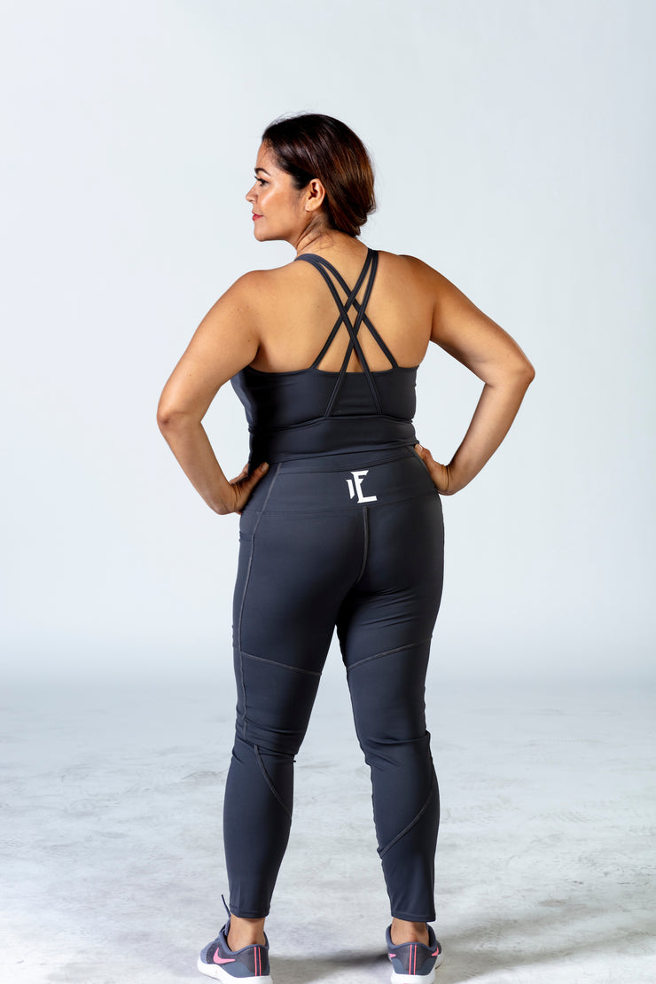 1Enemy - Soft Cargo Side Pocket Sports Leggings