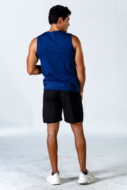 1Enemy's men's black athletic shorts are lightweight and built for performance. With drawstring closure and zippered pockets to carry all your essentials, you will be ready for anything. #color_black