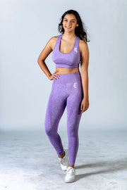 These gym leggings are seamless and made to fit your lifestyle. #color_purple
