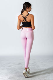 1Enemy's workout leggings with a ribbed texture provide flexibility and stretch where you need it. #color_baby-pink