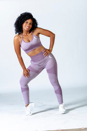 1Enemy - High-Waist Seamless Contour Sports Leggings#color_lavender