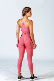 1Enemy - Scrunch-Butt Sports Leggings#color_coral