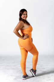 1Enemy - Scrunch-Butt Sports Leggings#color_orange