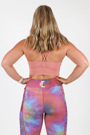 1Enemy's tie-dye sports leggings with pockets add function to your fitness, and fashion to your fit. #color_valley-of-fire