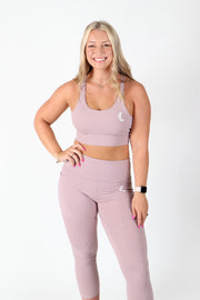 1Enemy - Soft Cargo Side Pocket Sports Leggings#color_dusty-lavender