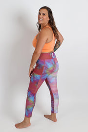 1Enemy - Tie-Dye Sports Leggings – Valley of Fire