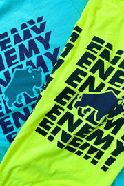 Make a statement in our neon color streetwear t-shirts made for men. Made of 100% cotton material, this new graphic design t-shirt will add a unique twist to your everyday wardrobe.#color_neon